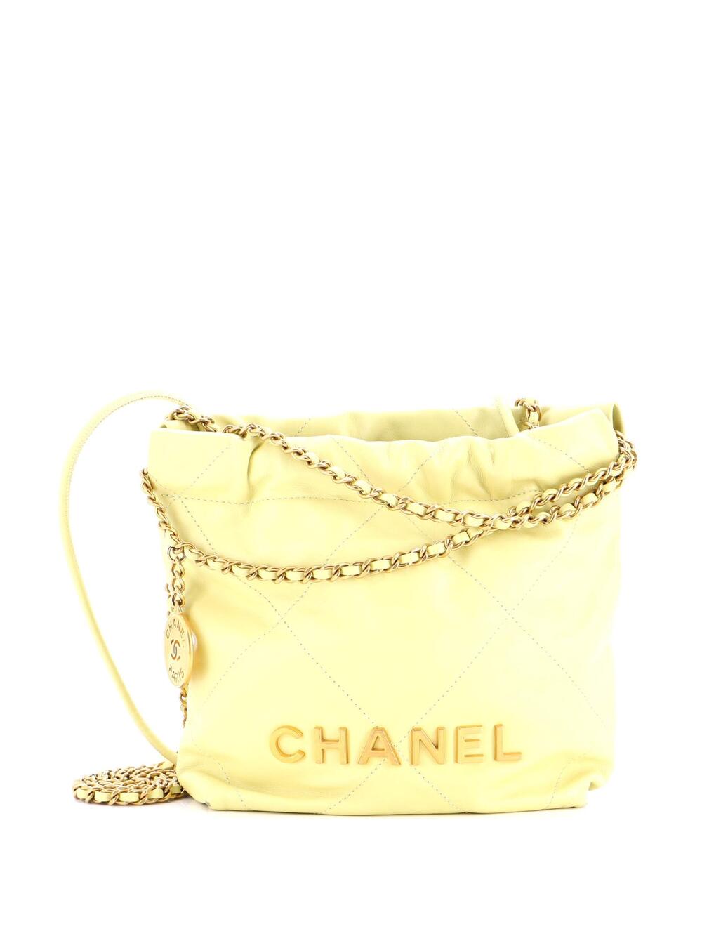 Chanel 22 Chain Hobo Quilted Calfskin #248458C48B